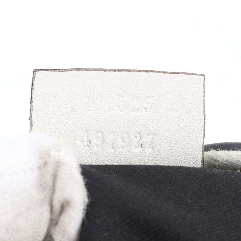 GUCCI White Leather Shoulder Bag - Picture 10 of 10